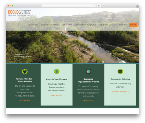 WP theme Ecologistics - ecologistics.org