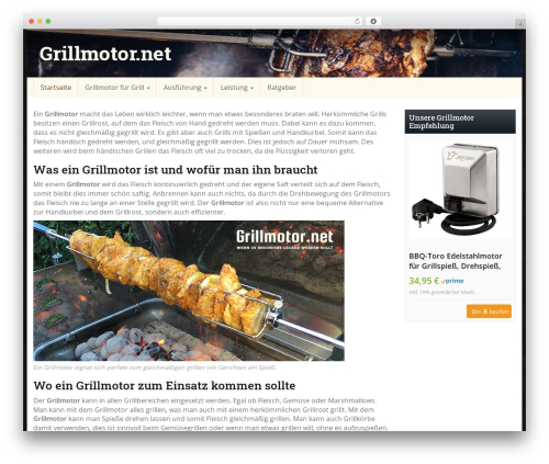 Affiliatetheme amazon WordPress plugin - grillmotor.net