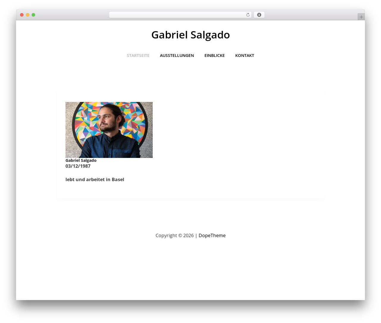 Best WordPress theme Ignites - gabrielsalgado.ch