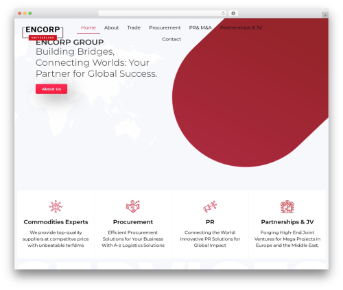 Best WordPress theme Cybertech - encorpgroup.ch