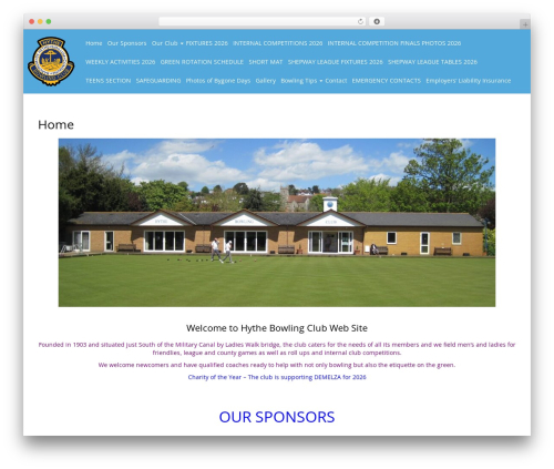 BLANK Theme WordPress theme design - hythebowlingclub.com