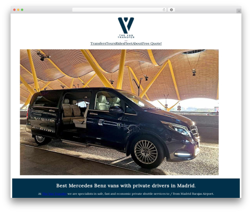 Blockbase free WordPress theme - thevantransfer.com