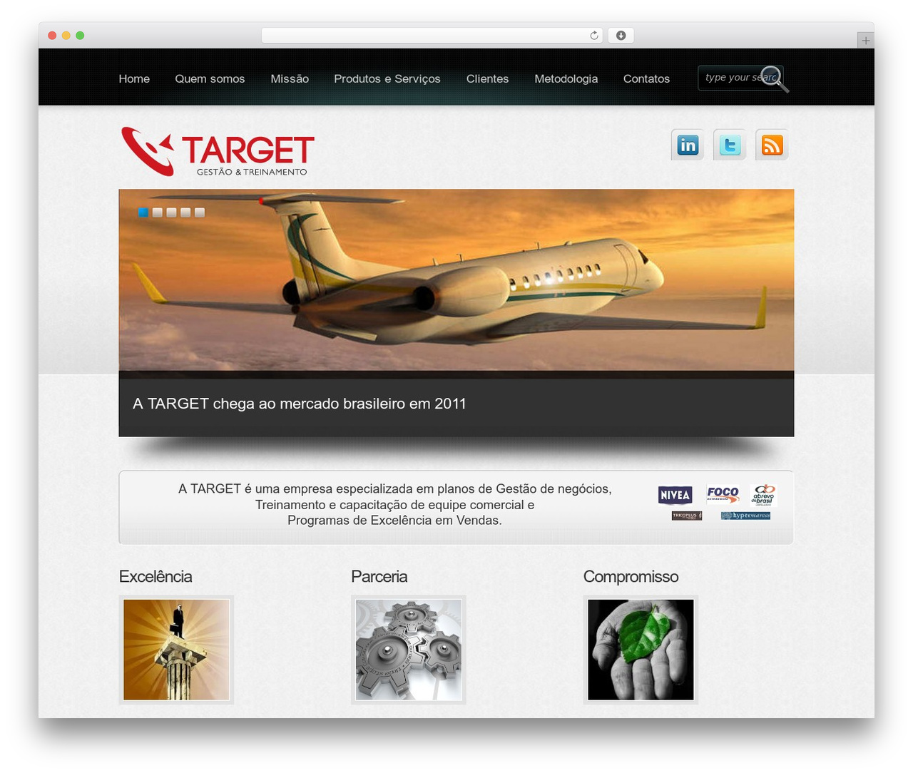 Boldy WordPress theme - targetgestaoetreinamento.com