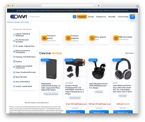 Bricks premium WordPress theme - www.onvi.ro
