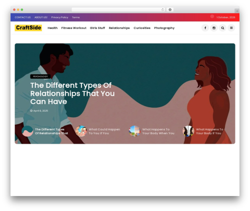 Disto WordPress theme design - crfatsides.com