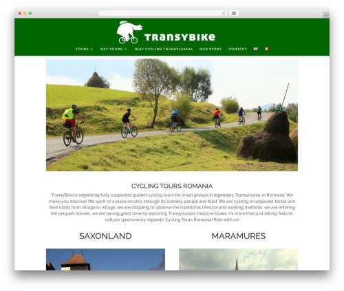 Divi WordPress theme - transybike.com