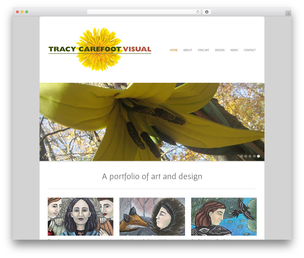 Filtered WordPress theme - tracycarefoot.com