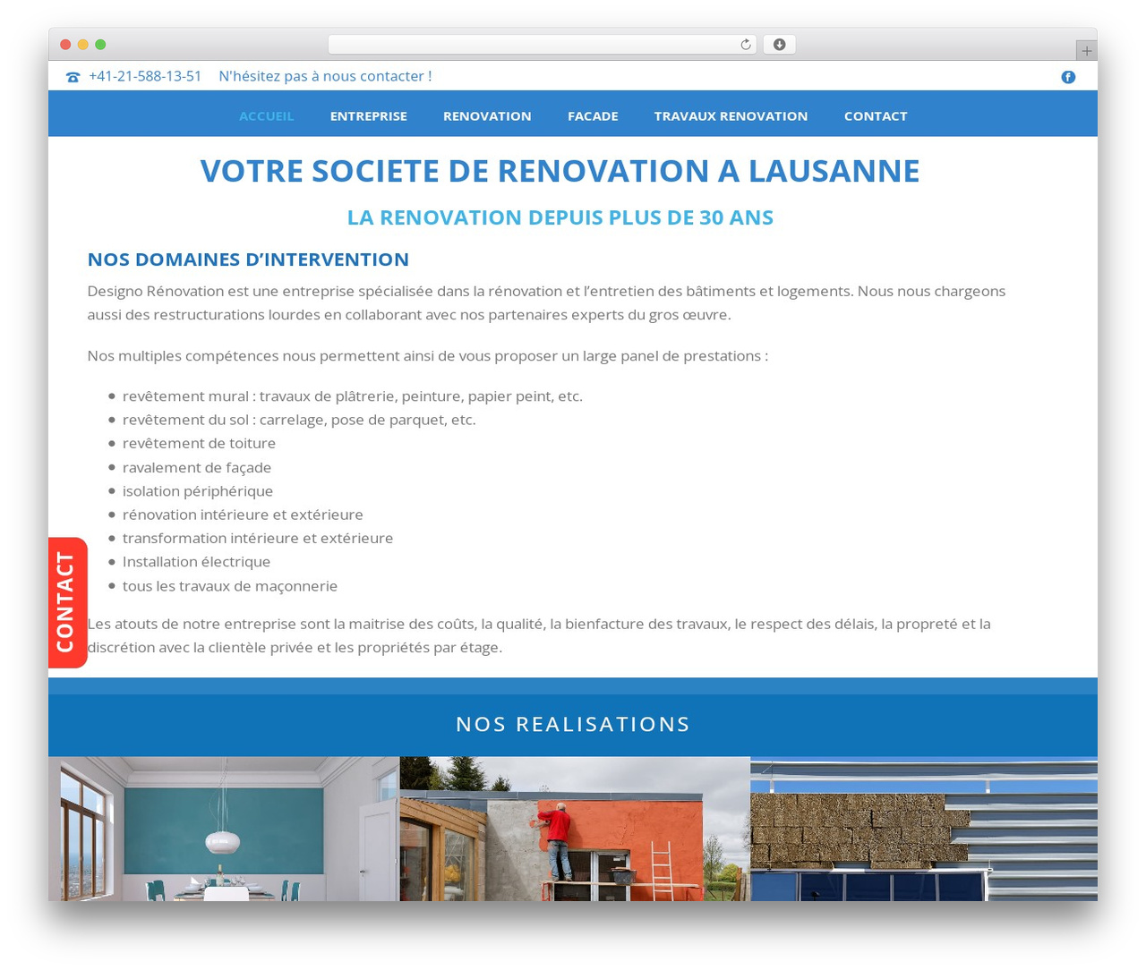 Jupiter theme WordPress - travauxrenovation.ch