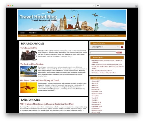 Kahthan 1 WordPress Theme WordPress theme - travelhotelblog.com