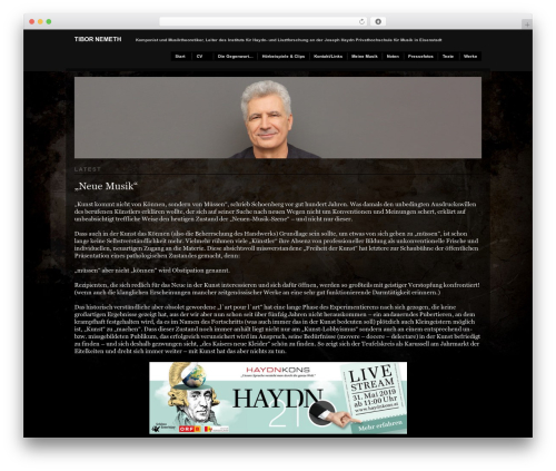 Modularity Lite WordPress theme - tibor-nemeth.at