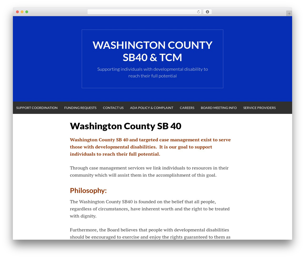 Simone WordPress theme design - wcsb40.com