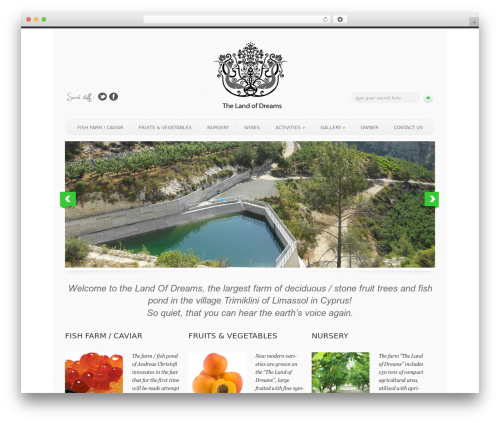 SimplenBright WordPress theme - thelandofdreamscy.com