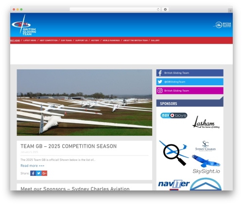 Theme WordPress BGA Base - team.gliding.co.uk