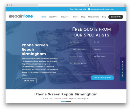 Divi testimonial slider WordPress plugin - irepairfone.com