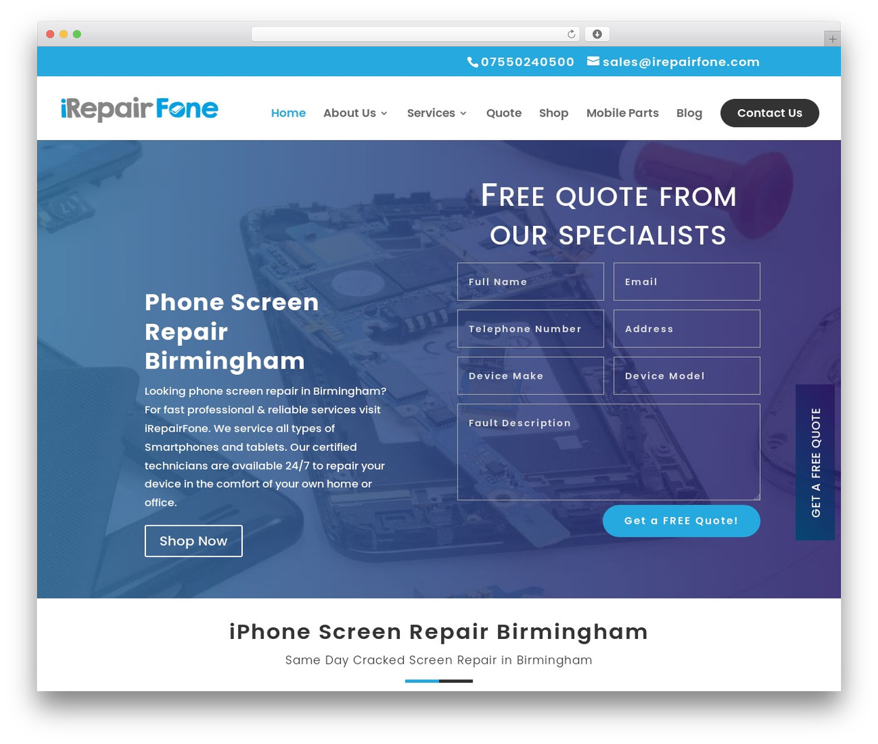 Theme WordPress Divi - irepairfone.com Theme WordPress Divi - irepairfone.com