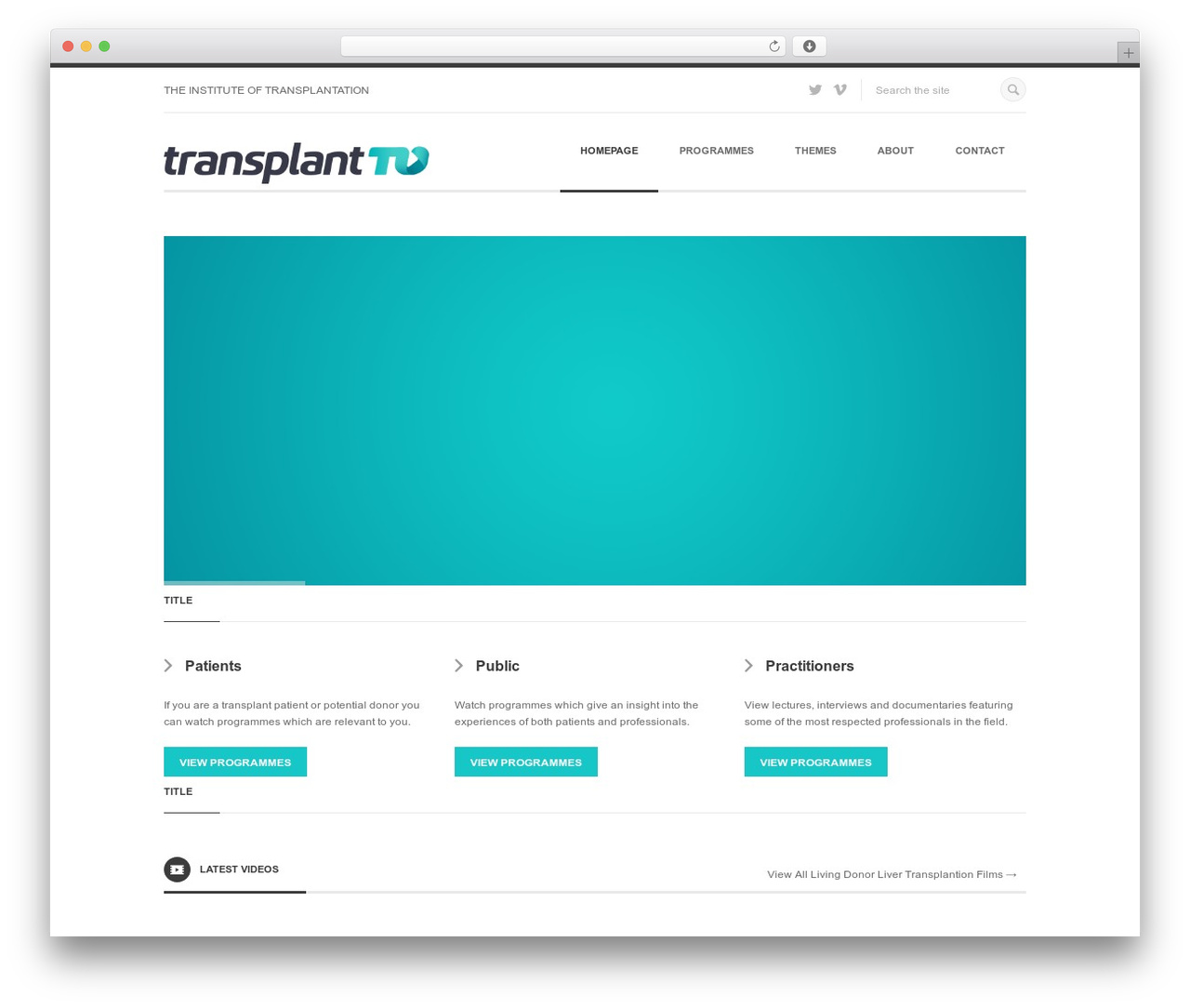 Theme WordPress Goodwork - transplant.tv