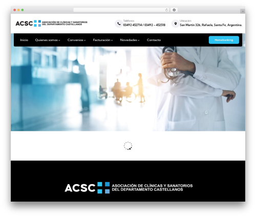 Modins themer WordPress plugin - acsdc.com.ar