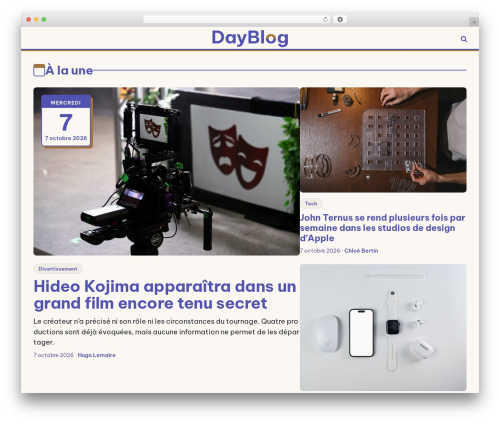 Theme WordPress SmartMag - dayblog.fr
