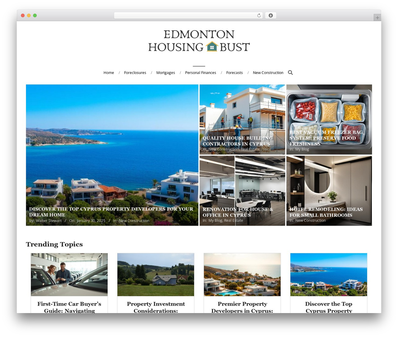 Unos WordPress theme - edmontonhousingbust.com