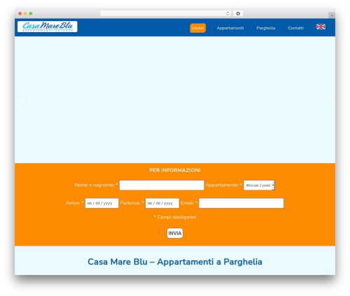 weblasacase theme WordPress - casamareblu.it
