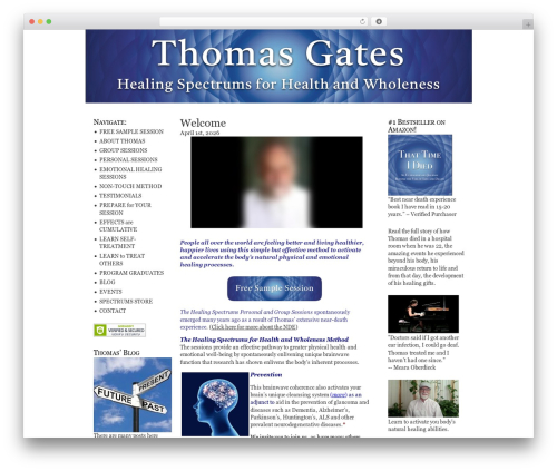 WordPress theme DIY Theme - thomasgates.com