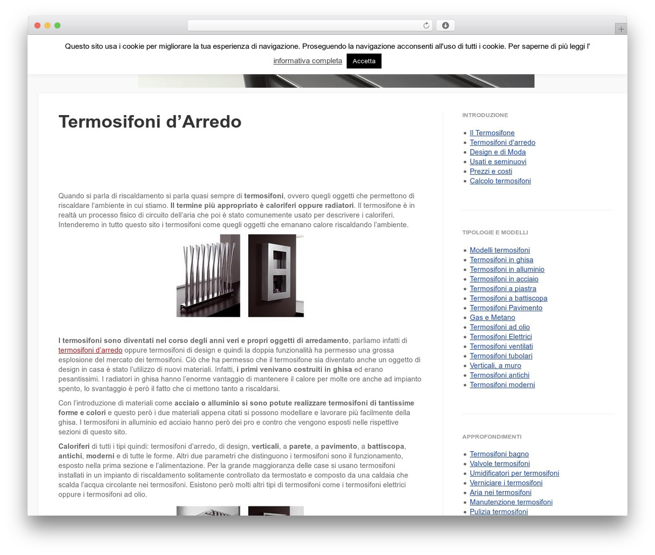 WordPress theme Express - termosifoniarredo.com