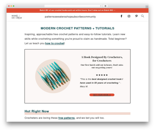 WordPress theme Brunch Pro - makeanddocrew.com