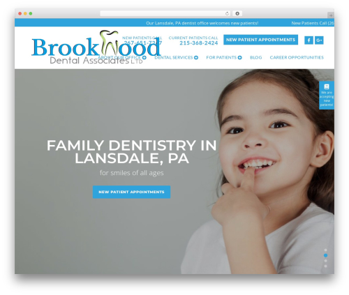 WordPress theme codebase 2 - brookwooddental.net