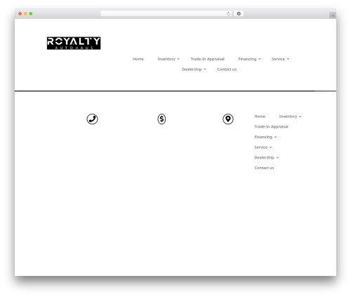 WordPress theme Divi - royaltyautohaus.ca