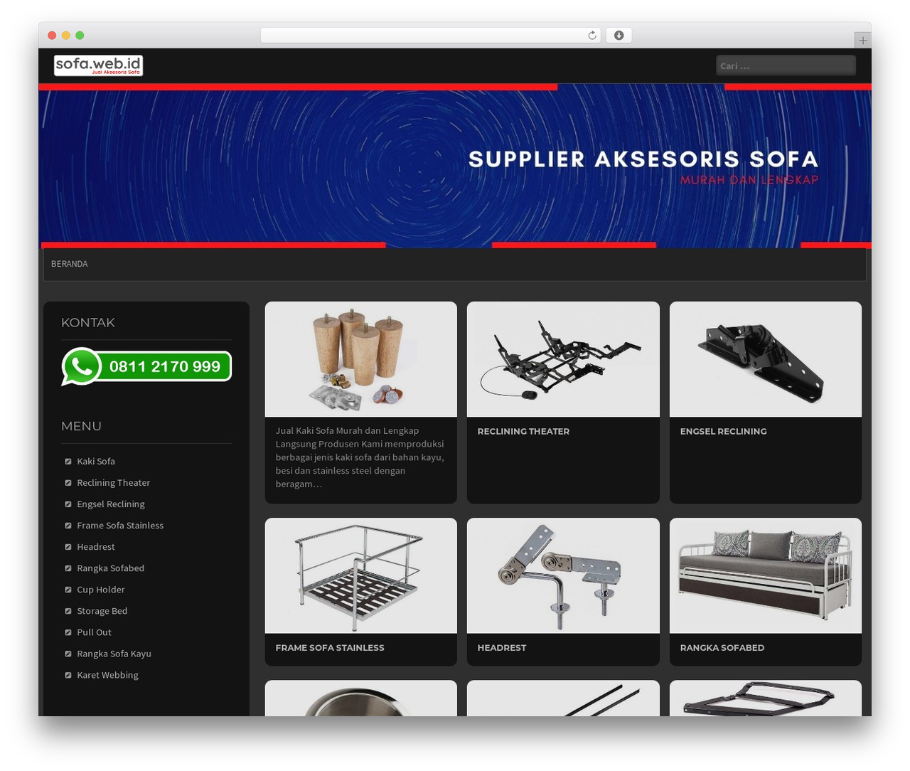 WordPress theme Newp - sofa.web.id