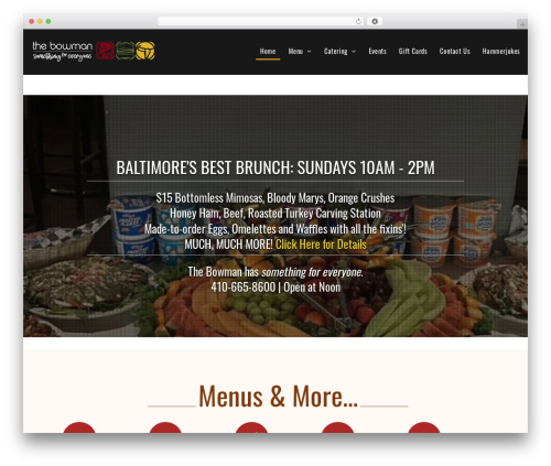 WordPress theme Restaurantz Pro - thebowmanrestaurant.com WordPress theme Restaurantz Pro - thebowmanrestaurant.com