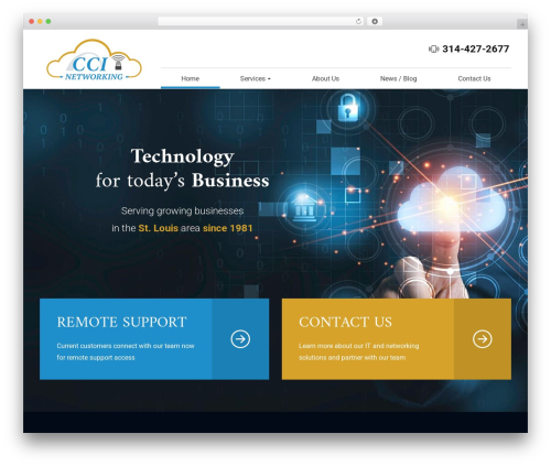 WP theme CCINetworking - ccinetworking.com
