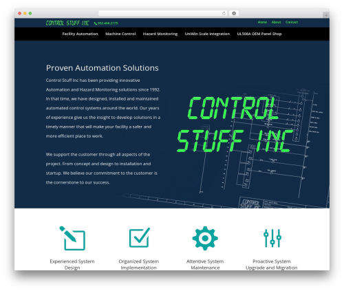 Divi theme WordPress - controlstuff.com