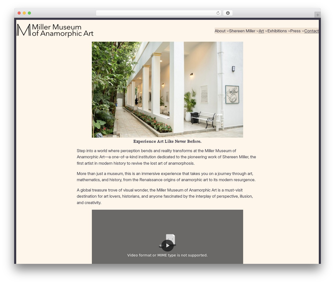 Extendable WordPress theme - millermuseumofanamorphicart.com Extendable WordPress theme - millermuseumofanamorphicart.com