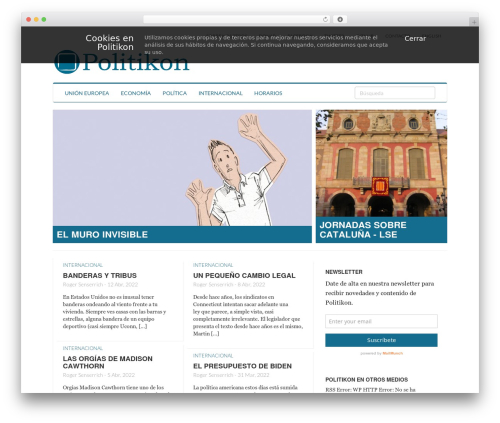 FULLBY WordPress theme - politikon.es