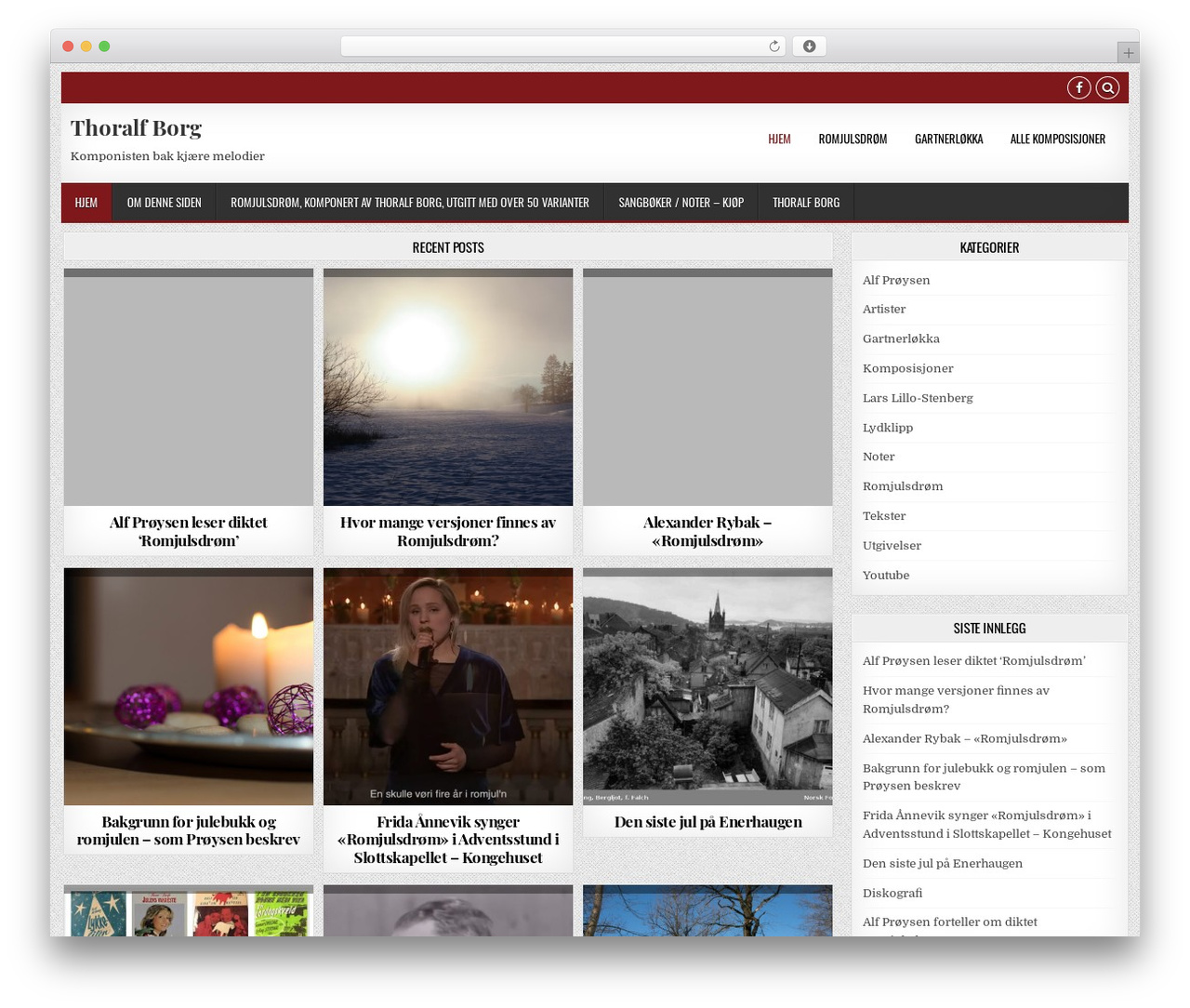 GridWP theme WordPress - thoralfborg.no