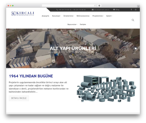 Inweb WordPress theme - kircali.com.tr