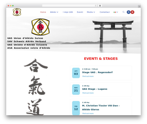 Events block for the events calendar WordPress plugin - uas.ch