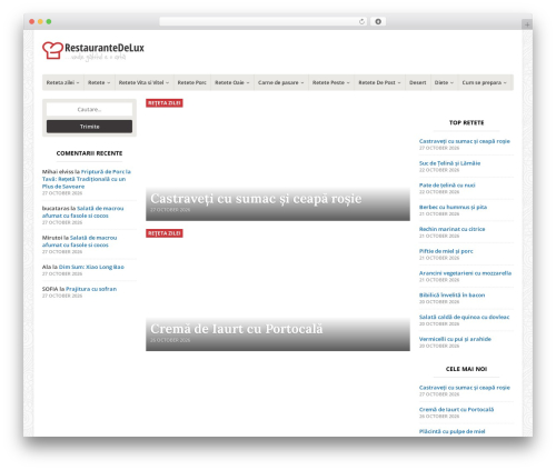SquareWP theme WordPress - restaurantedelux.ro