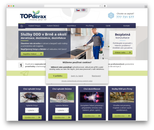 WordPress theme MD webdesign responsive theme - topderax.cz