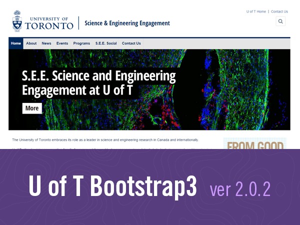 WP theme uoft_bootstrap3 by Strategic Communications & Marketing