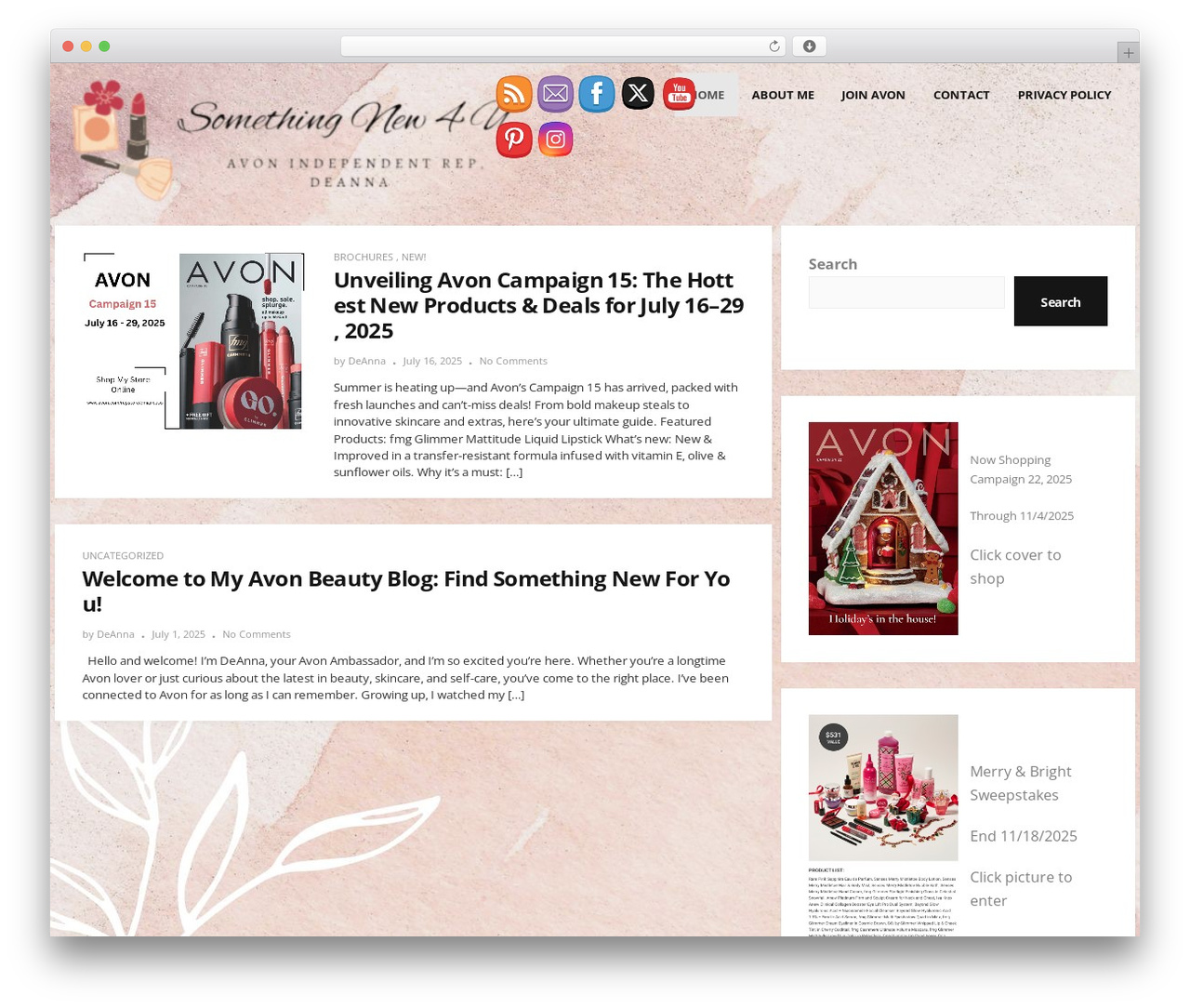 Donna WordPress theme - somethingnew4u.com