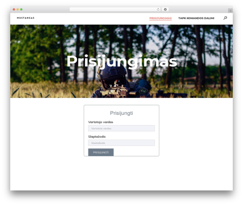 Koral WordPress theme - mustangas.com