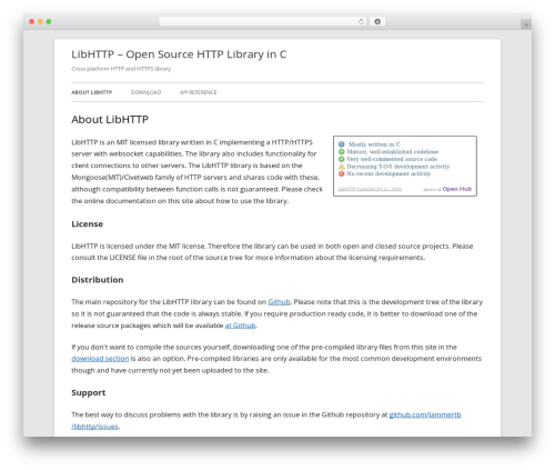 Tiny Framework free WordPress theme - libhttp.org Tiny Framework free WordPress theme - libhttp.org