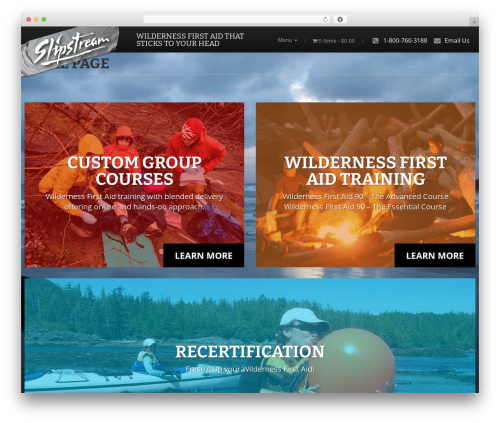 Toolset Bootstrap WordPress theme - wildernessfirstaid.ca