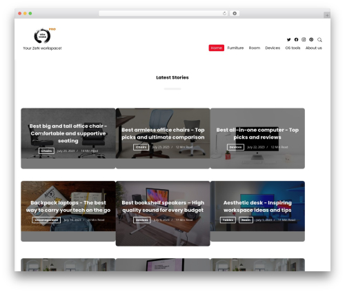WordPress theme rosetta - zenworkpro.com