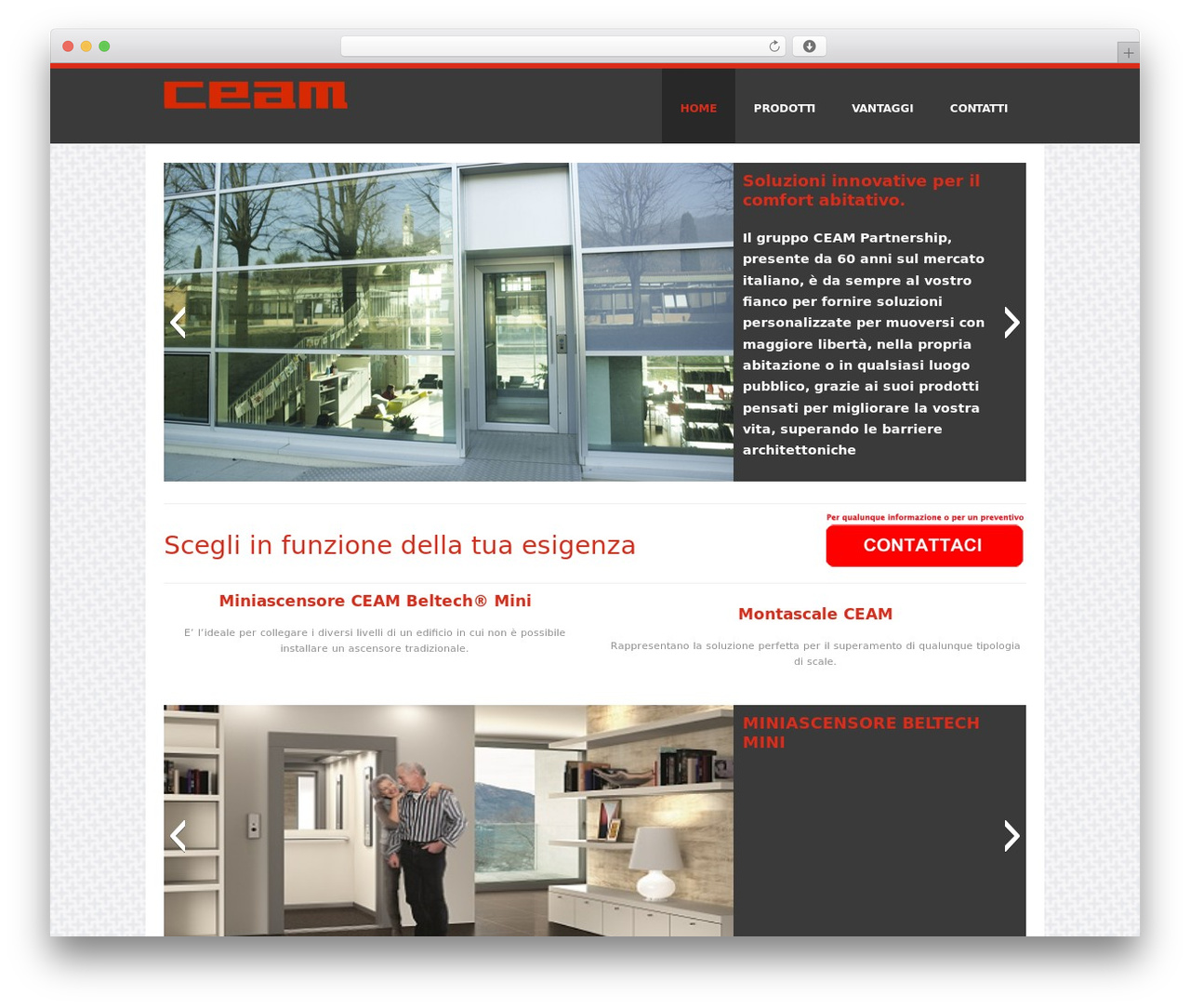 WordPress theme SmartStart WP - Responsive HTML5 Theme - miniascensoriceam.it
