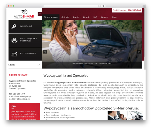 wp-bootstrap WordPress theme - si-mar.pl
