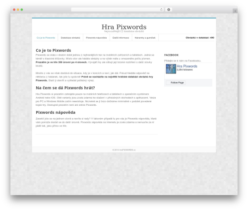 WP theme InterStellar - hrapixwords.cz