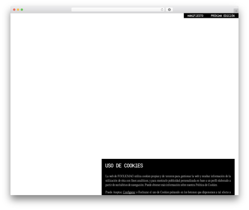 Foolkmag WordPress theme - foolkmag.com
